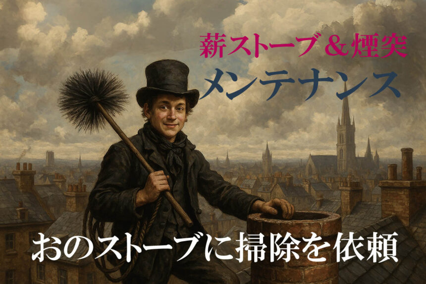 「2025年の薪ストーブと煙突掃除」おのストーブに依頼