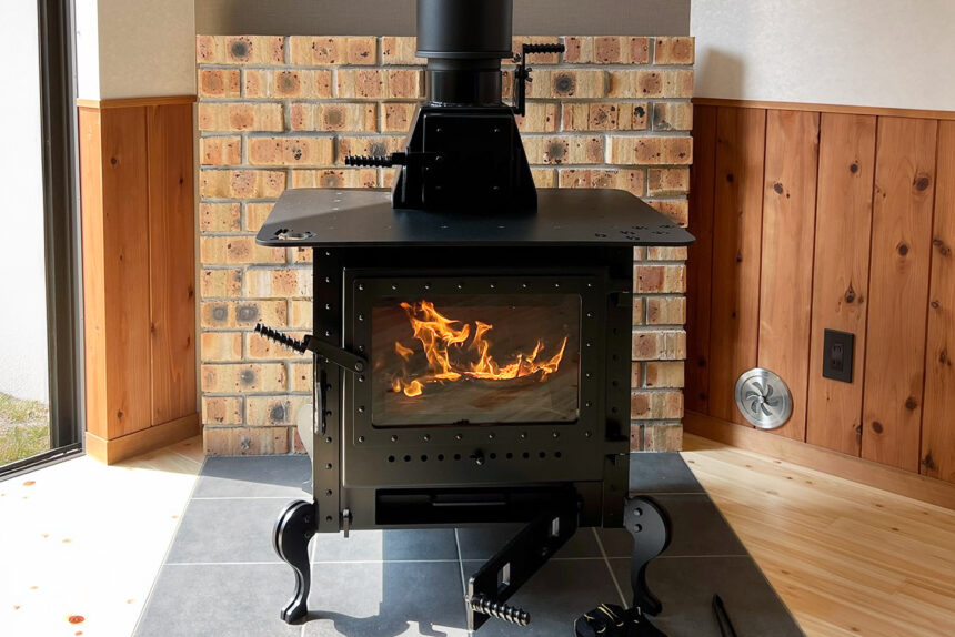 にゃんこの足あとストーブonostove138-01