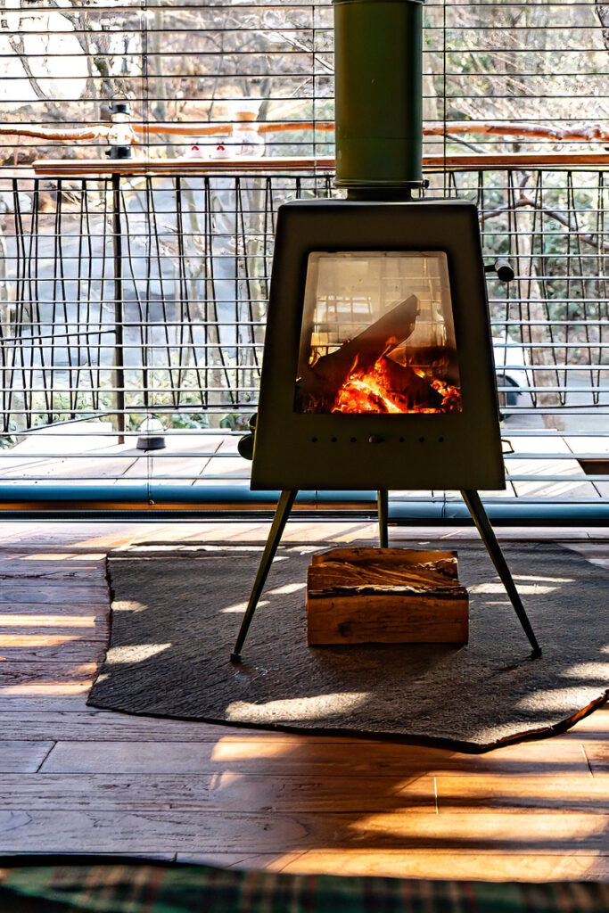 おのストーブ製 薪ストーブ 施工事例 No.103（箱根・ツリーハウス・薪ストーブオーダー製作）