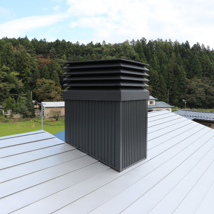 薪ストーブ煙突・角トップ・おのストーブ