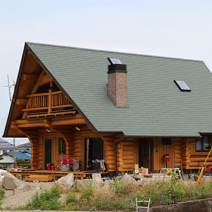 薪ストーブ煙突・角トップ・おのストーブ・外観